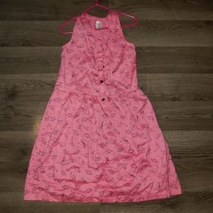 Carters size 7, Pink dinosaur print dress, NWOT